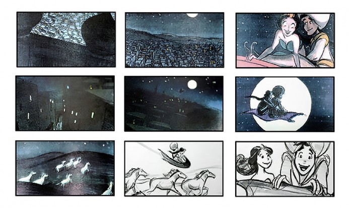 Exemple de storyboard Aladin