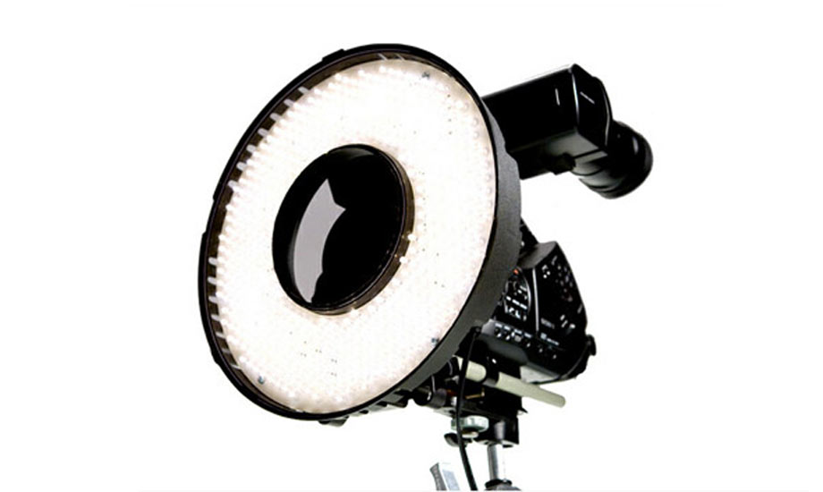 eclairage video led rond ring lite