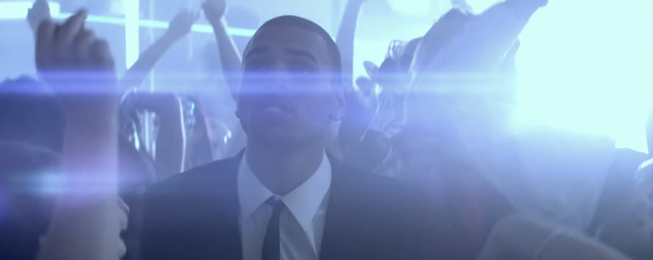 exemple de lens flare dans un clip de rap