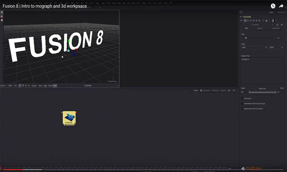 Illustration de la navigation avec Fusion 8